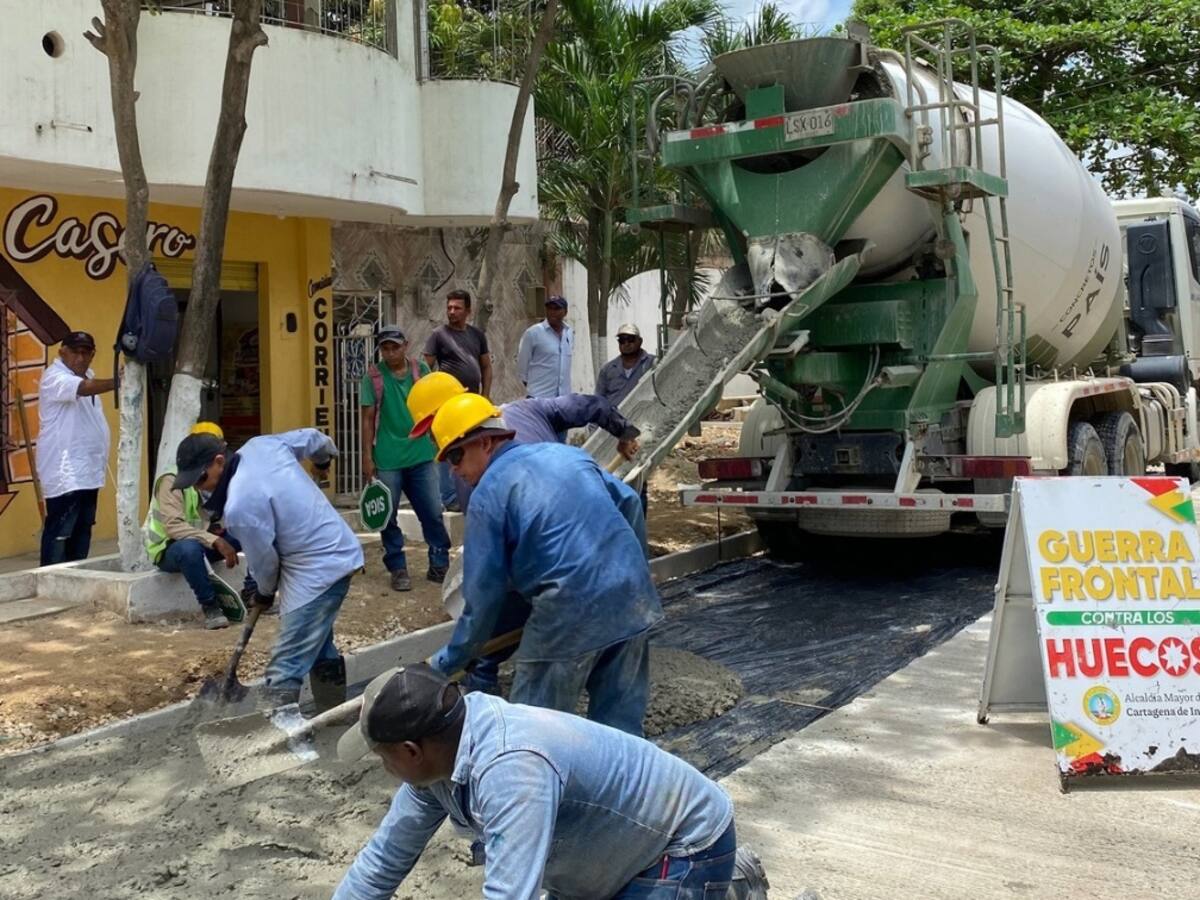 Concretos País sigue apostando a la reestructuración de la malla vial de Cartagena