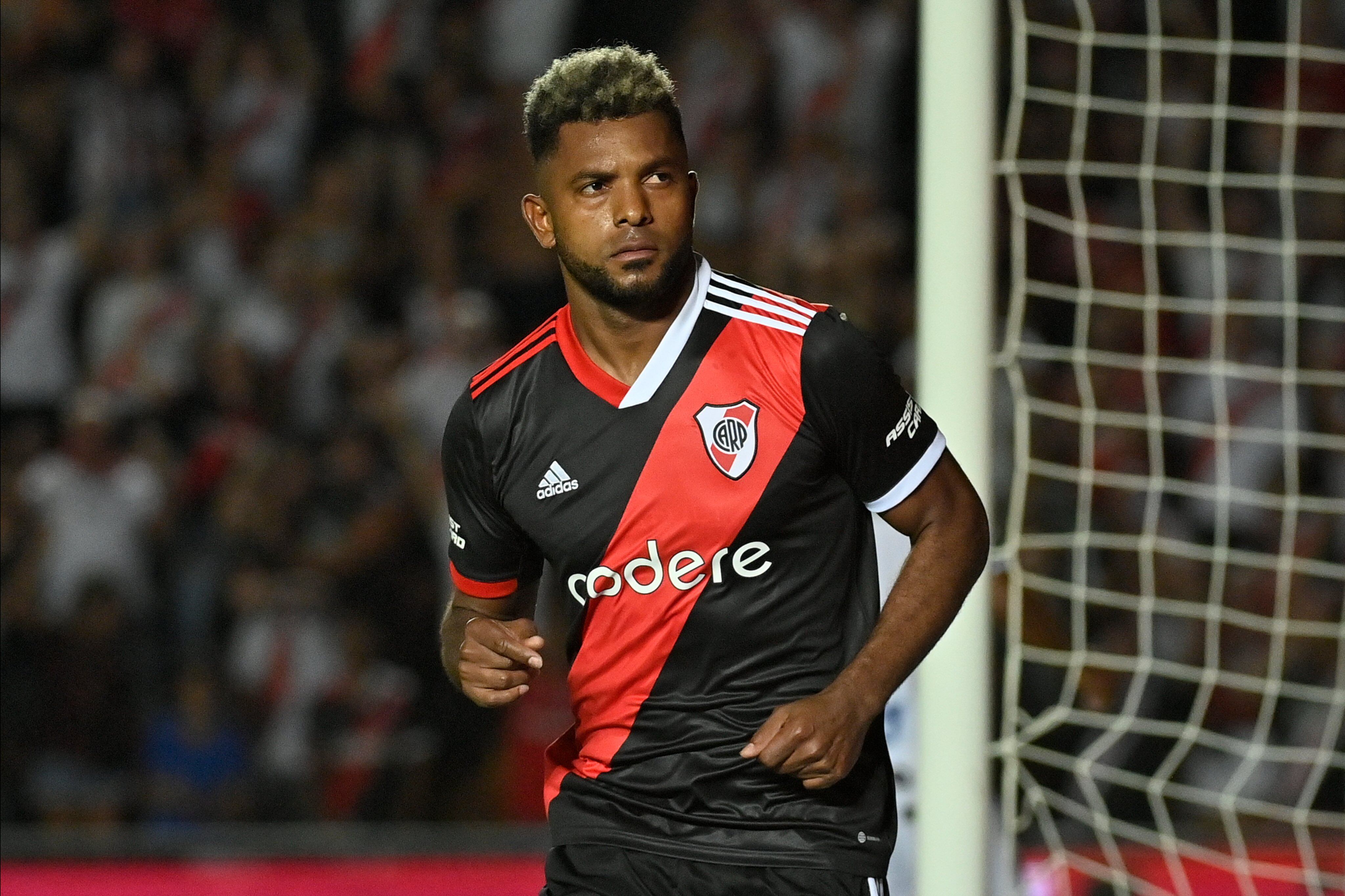 Miguel Ángel Borja en duda para el clásico ante Boca / Foto: River Plate