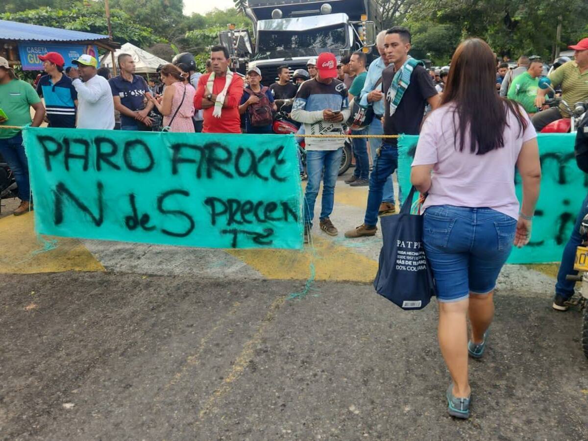 Arroceros de Norte de Santander se suman al paro nacional
