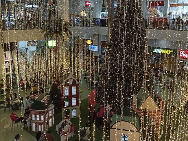 Alumbrado navideño, Centro Comercial Portal del Quindío en Armenia