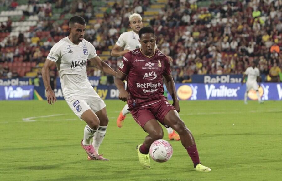 BOGOTÁ 22 de octubre de 2022. Deportes Tolima vs. Millonarios en la fecha 19 de la Liga BetPlay 2022-2. Crédito: Jorge Cuellar/ Colprensa.
