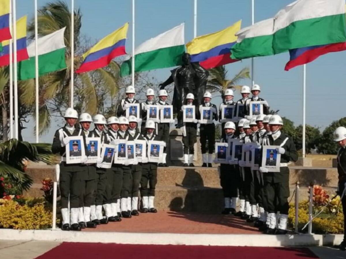 Barranquilla homenajeó a víctimas de atentado en Escuela General Santander