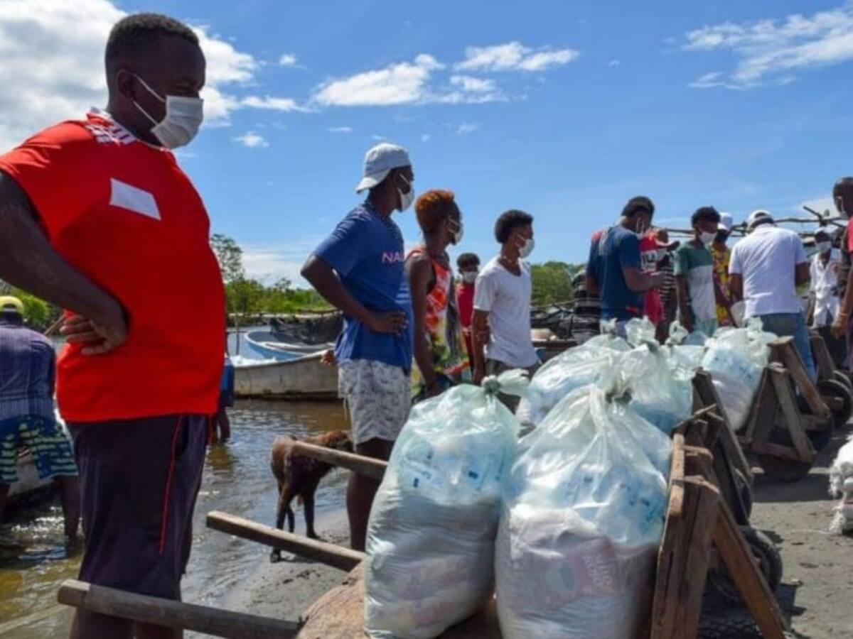 Llegan las primeras ayudas a Boca Cerrada, afectada por el huracán IOTA