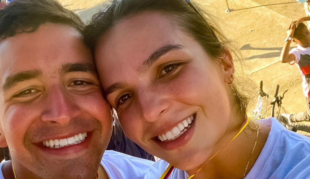 Andrea Escobar, bicicrosista profesional y el nadador Olimpico Vallecaucano, Jonathan Gómez