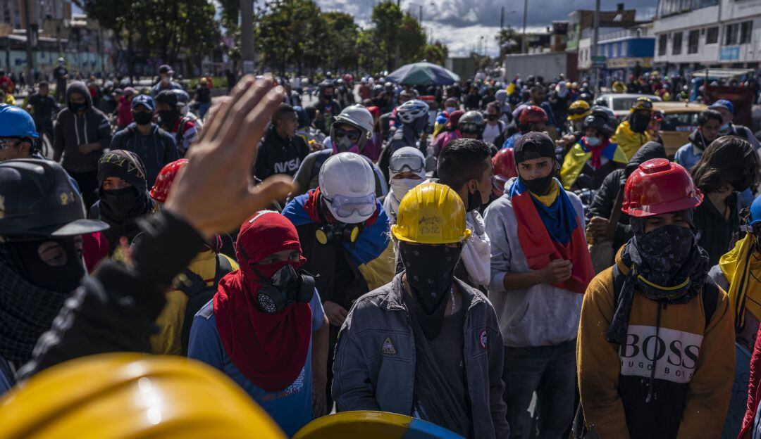 Protestas en Bogotá