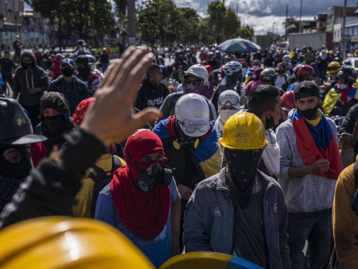 Personería: 1356 lesionados y 5 muertos en tres meses de protesta en Bogotá