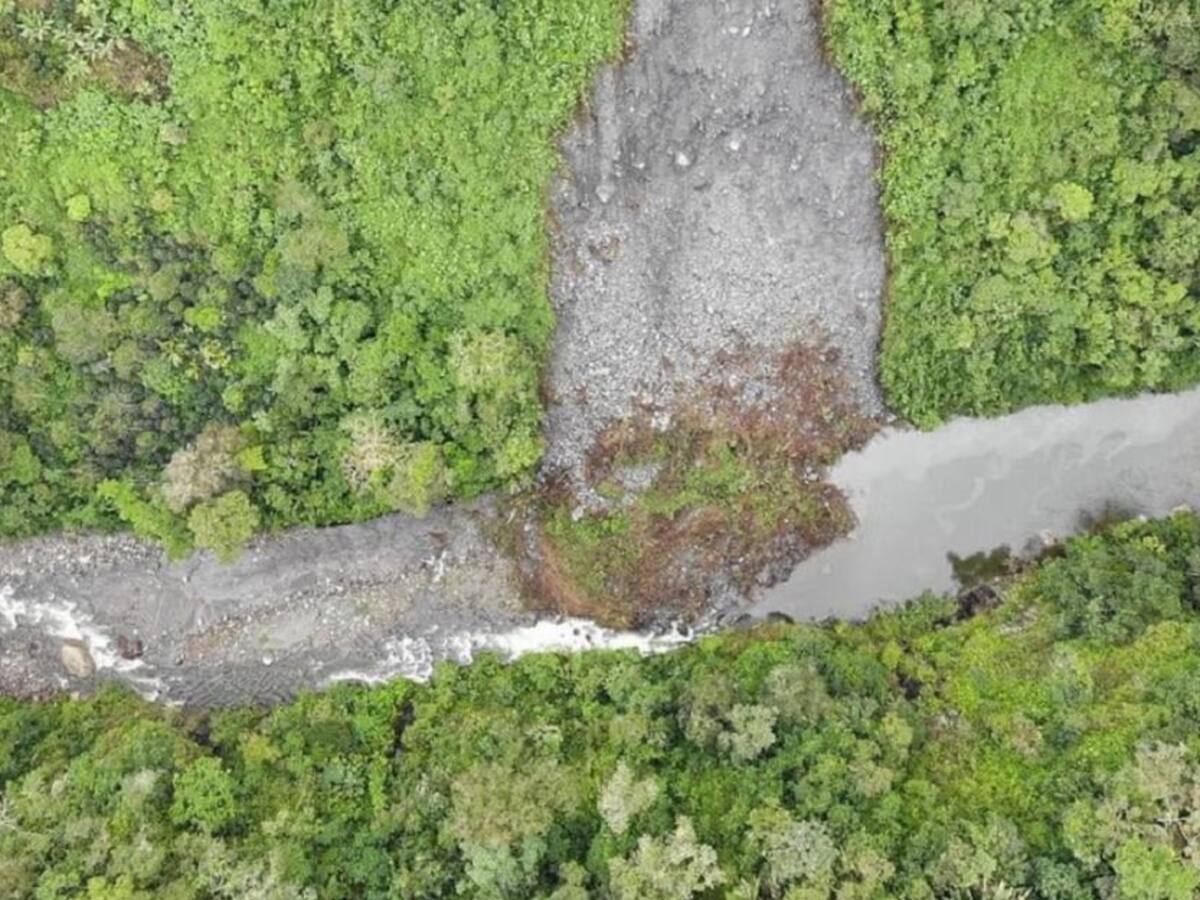 Monitorean deslizamiento de tierra en un corregimiento de Marulanda, Caldas