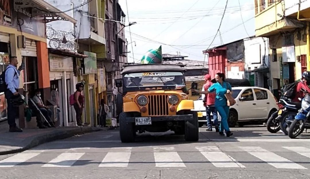 Zona de la Plaza de Mercado de Manizales