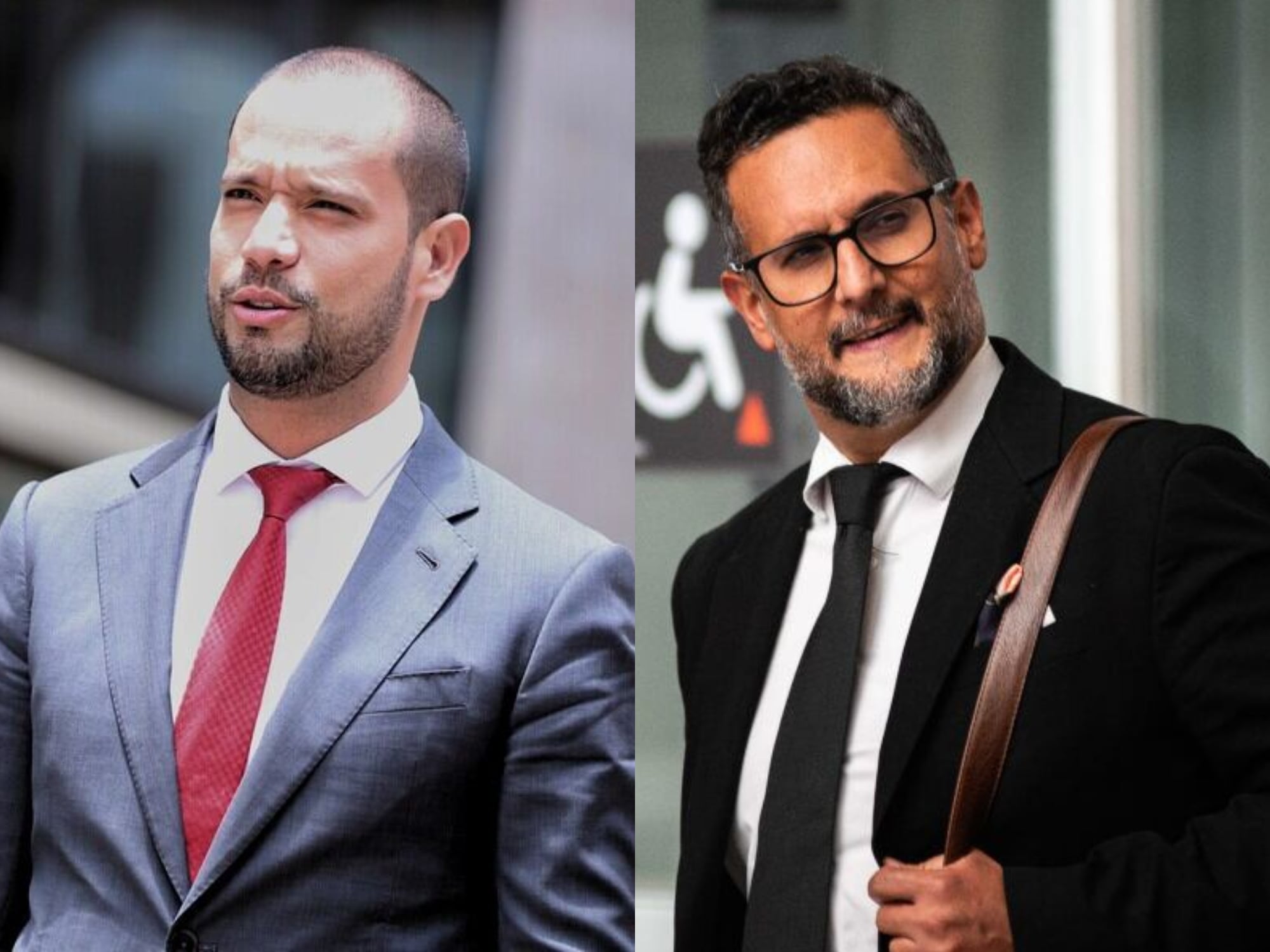 Diego Cadena y Miguel Ángel del Río. Fotos: Colprensa y Getty Images.