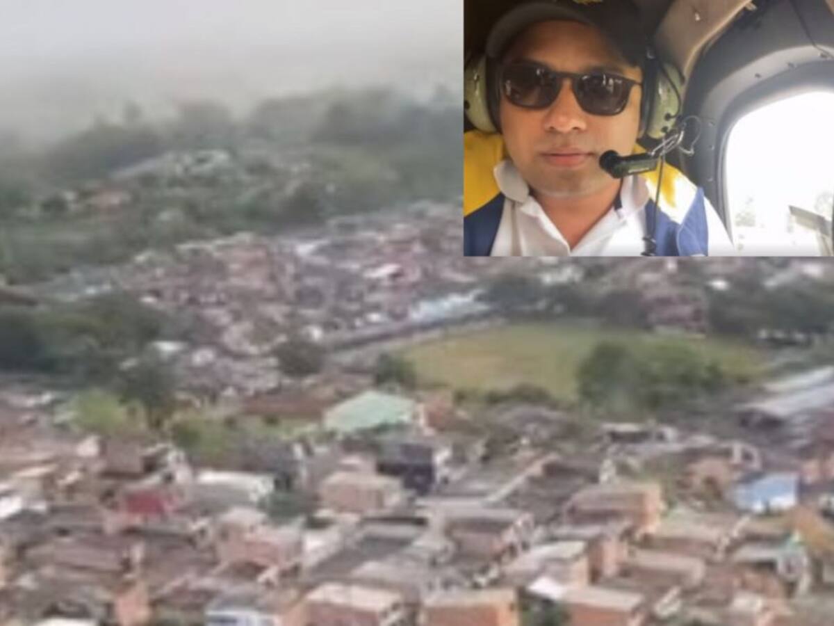 Con sobrevuelo, las autoridades en Quindío, verifican seguridad y movilidad