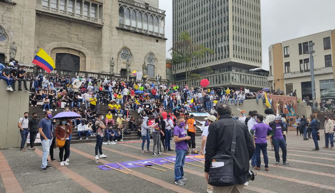Movilización del 28M en Manizales.