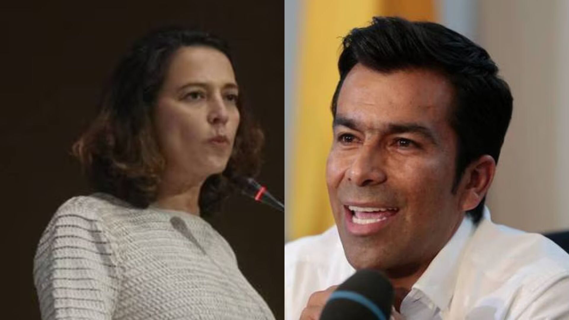 Nancy Patricia Gutiérrez y Jorge Emilio Rey. Fotos: Colprensa.