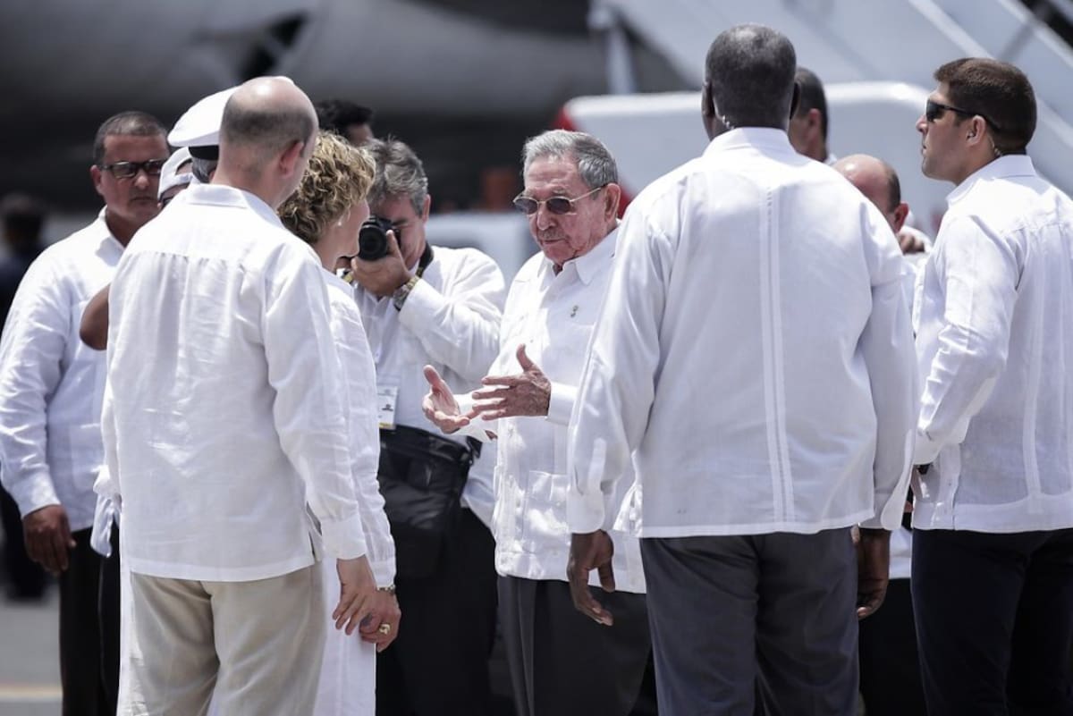 La mesa de conversaciones para la terminación del conflicto armado en Colombia tuvo lugar en La Habana.