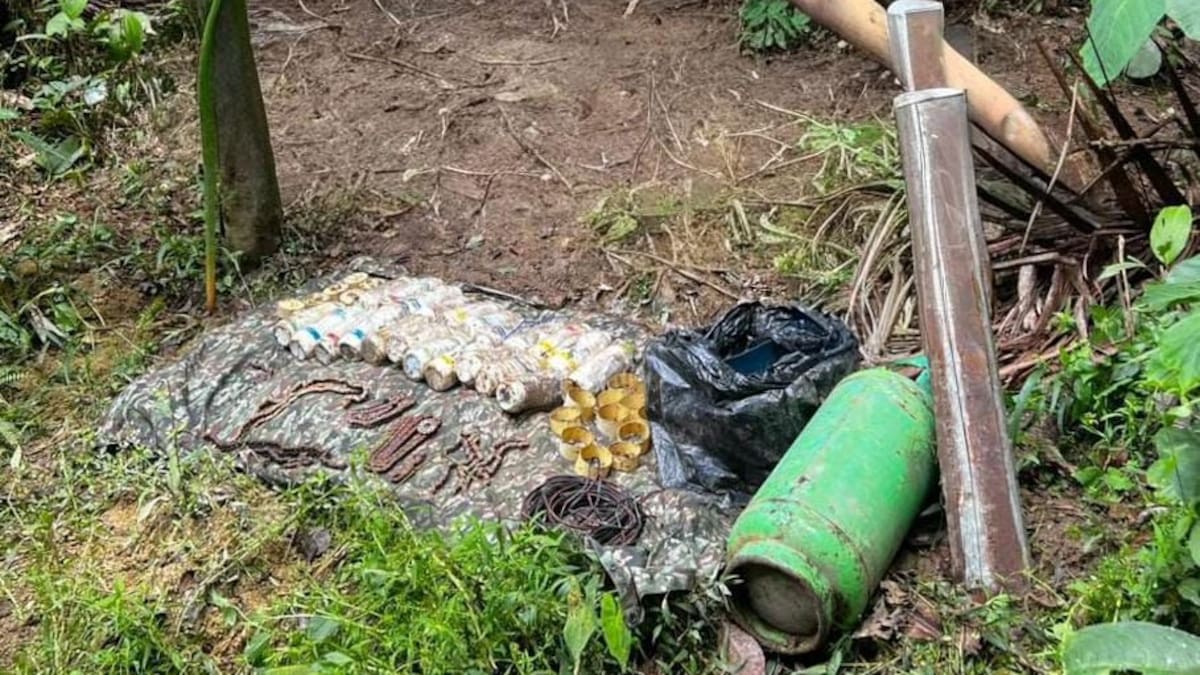 El Ejército destruyó más de 20 explosivos instalados por las disidencias en El Tambo, Cauca