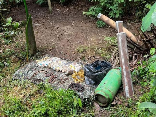 Estos hechos se suman a la destrucción de más de 300 explosivos ubicados y destruidos por las tropas en los primeros cinco meses del 2026. Crédito: Ejército Nacional.
