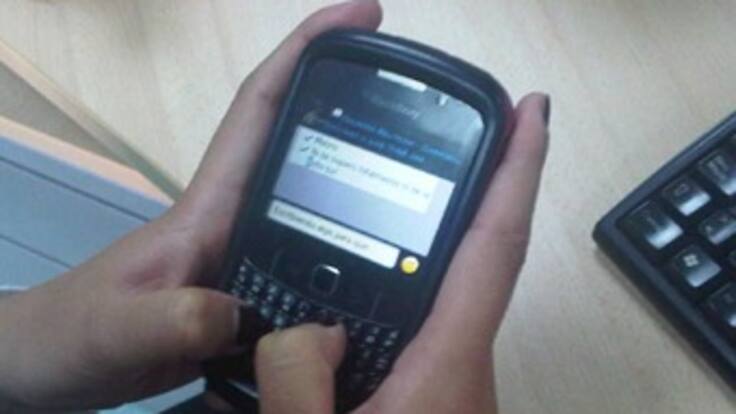 Blackberry presenta problemas en su chat