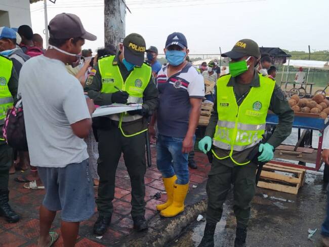Policía en Cartagena ha impuesto 2146 comparendos por violar cuarentena