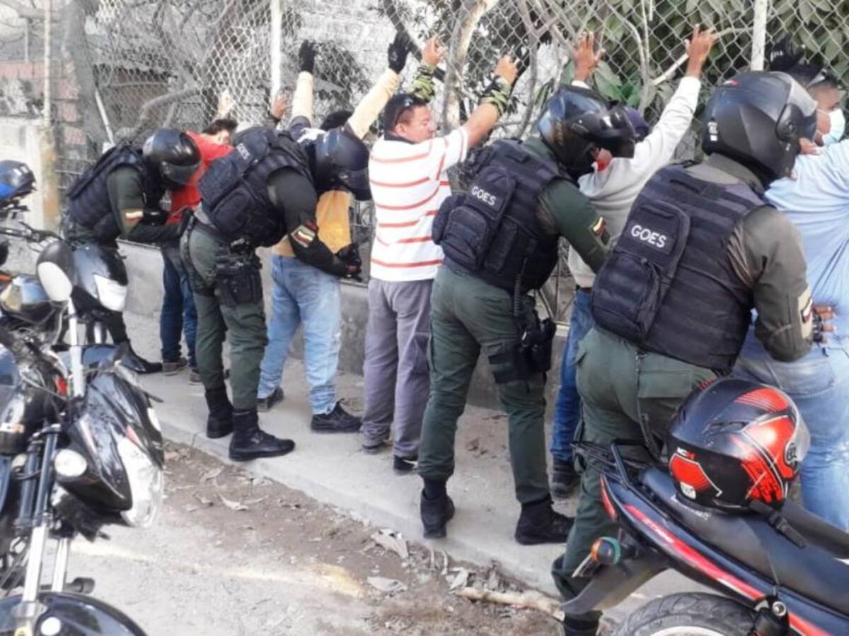 Comando situacional del GIP de la Policía en el sur de Cartagena