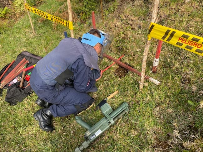 Tolima avanza en la eliminación de minas antipersonal: 34,000 m² despejados