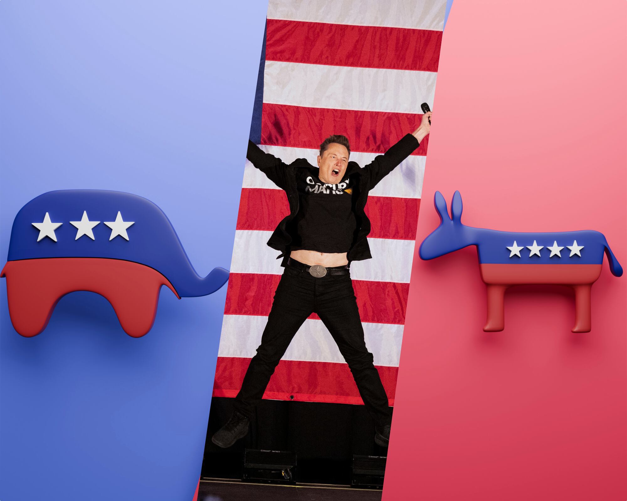 El multimillonario anunció la creación del “Partido América” que promete ser una tercera opción para los estadounidenses pero la historia del país indica que estos terceros partidos fracasan.
(Foto:   Caracol Radio / Getty)