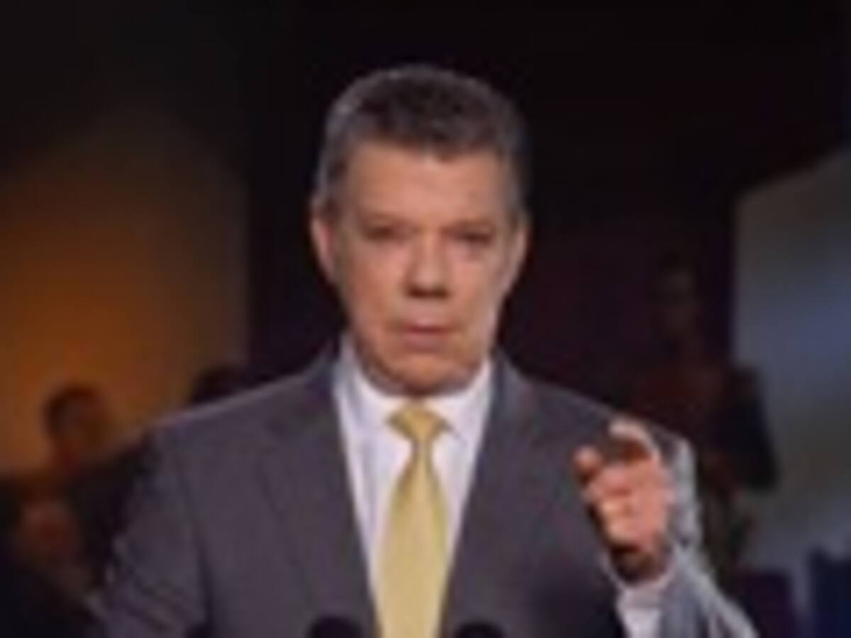 ¿Cómo califica la gestión del presidente Juan Manuel Santos?