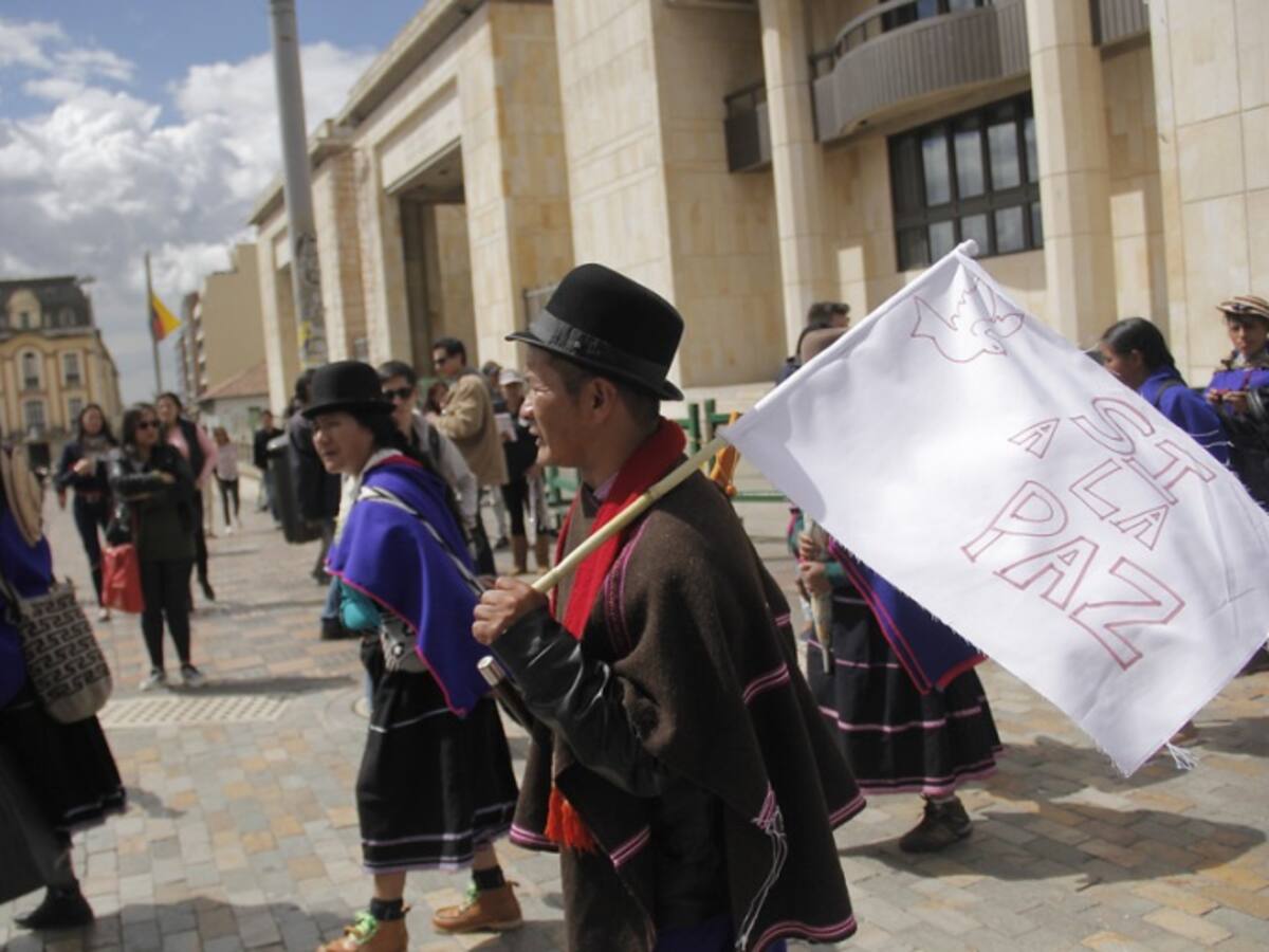 Alcaldía de Bogotá acompaña movilización de comunidades indígenas