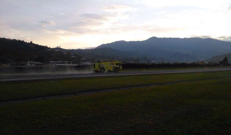 Pista del aeropuerto La Nubia