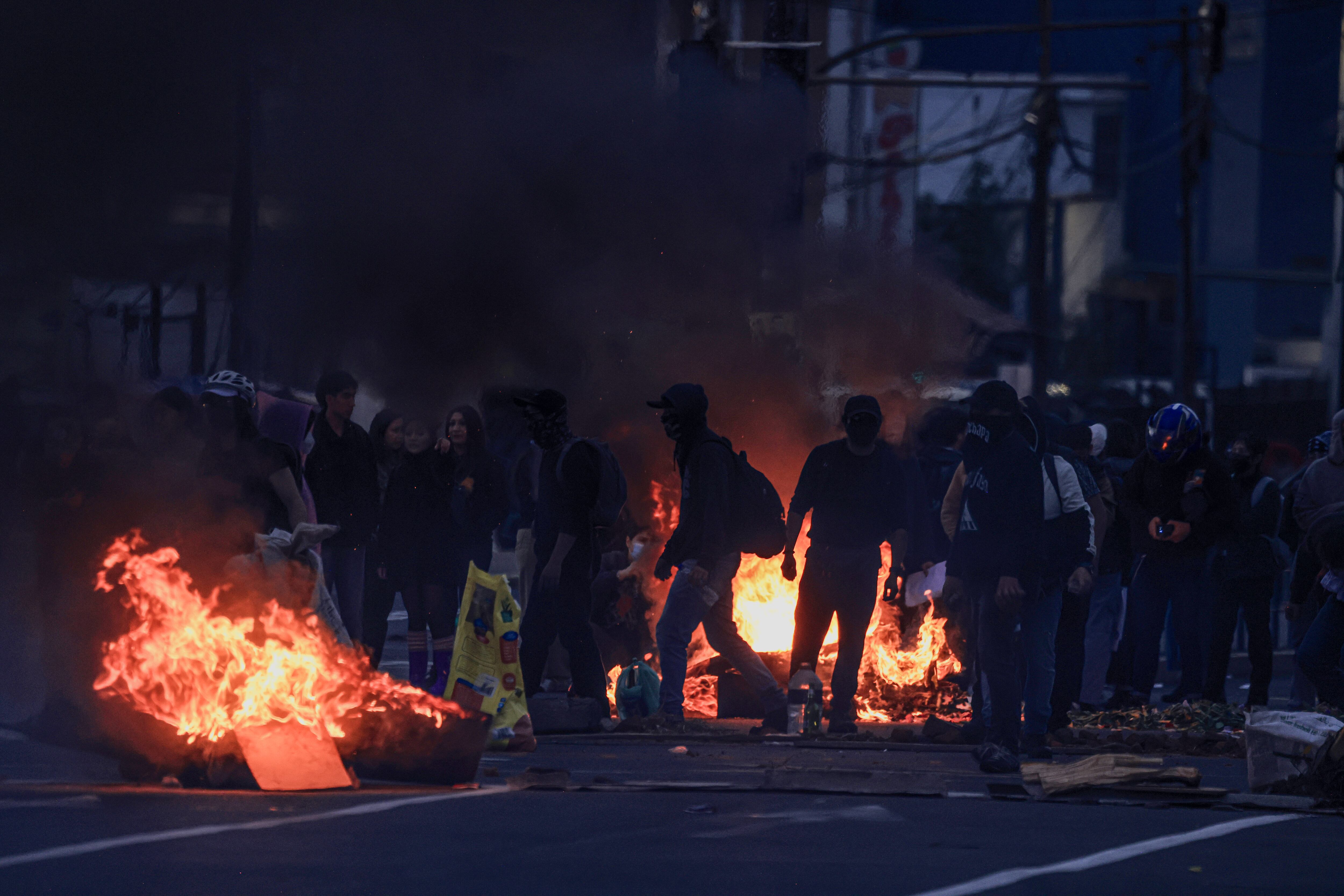 Protestas en Ecuador. Foto: Franklin Jacome/Agencia Press South/Getty Images