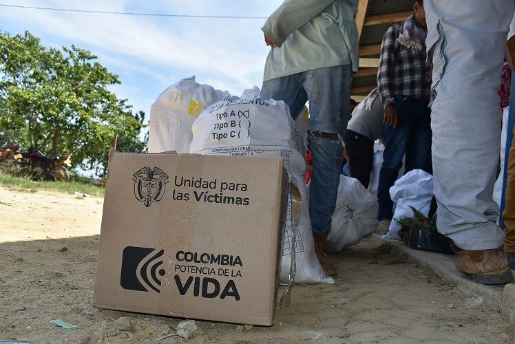 Ayudas humanitarias- foto Unidad de Víctimas