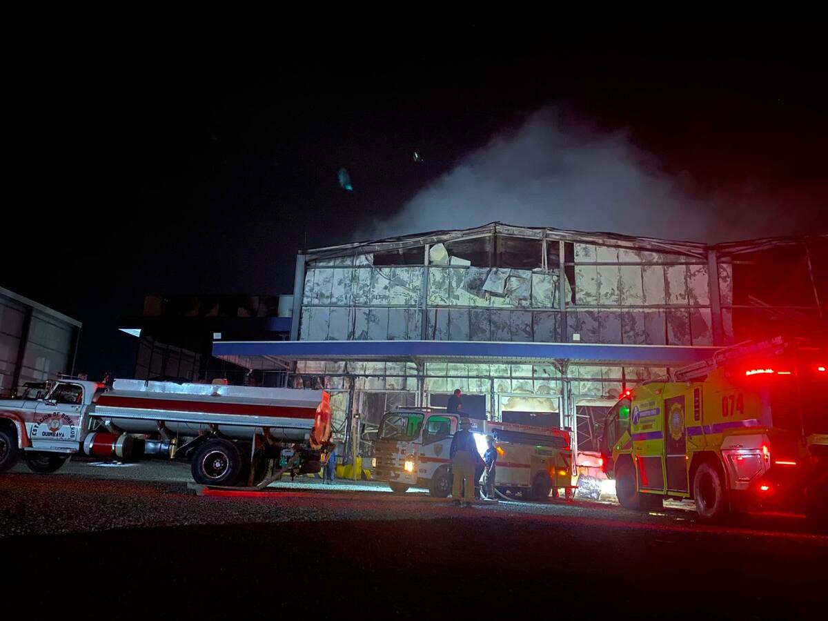 Organismos de socorro del Quindío monitorean fábrica de fritos para evitar nuevas emergencias