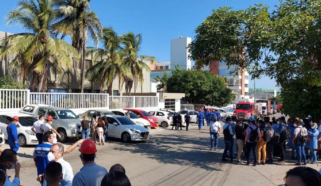 Momentos en el que fue controlada la emergencia