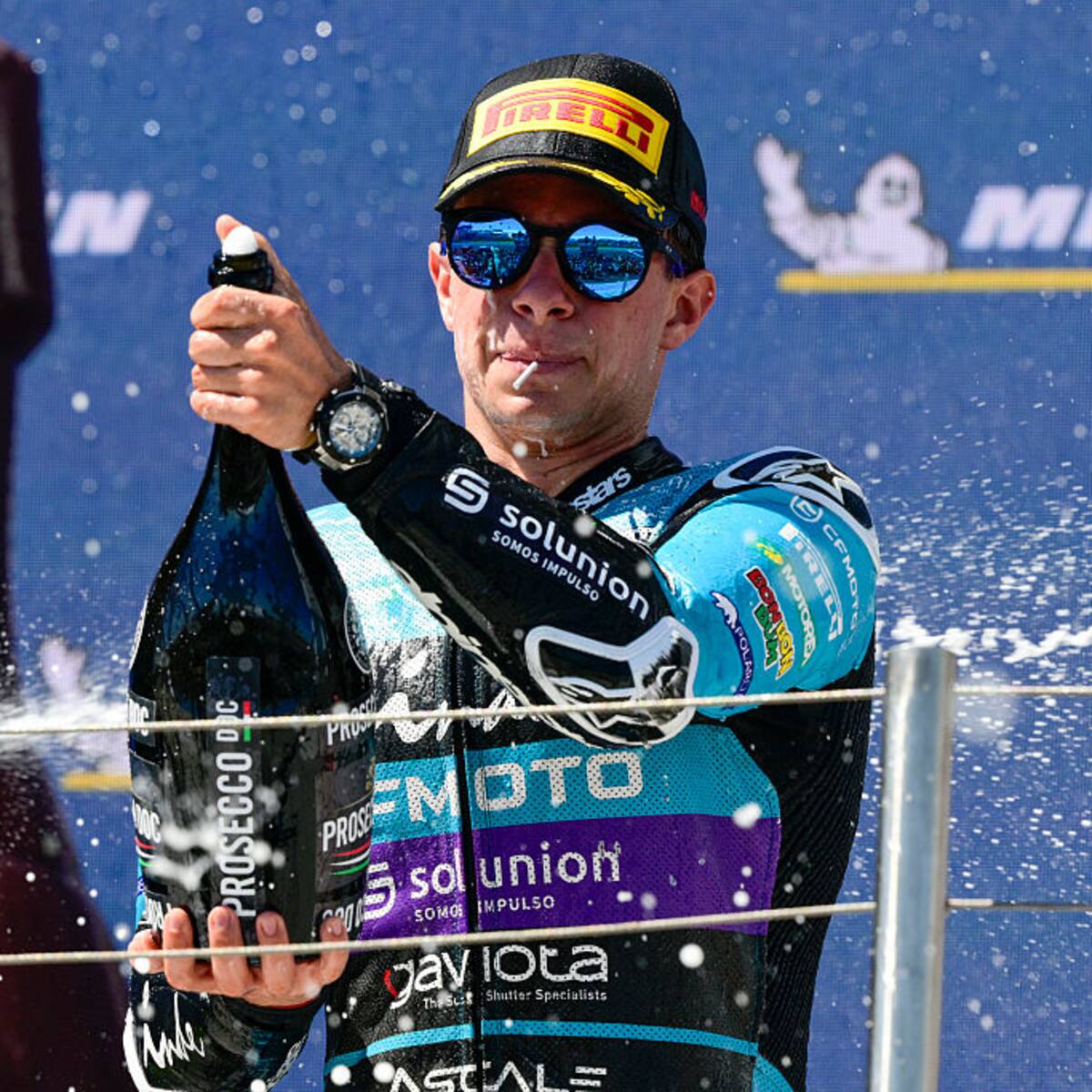 El colombiano David Alonso ganó su primera carrera en Moto2: Así fue su triunfo en el GP de Hungría
