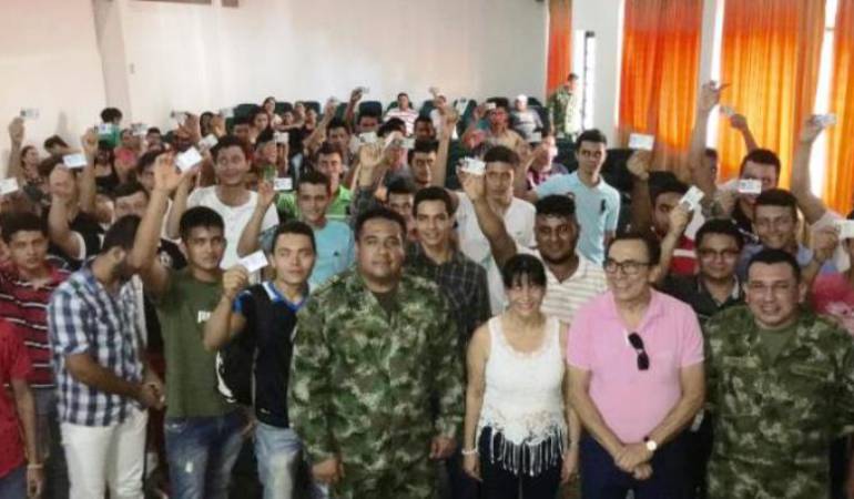 Archivo / Victimas en Norte de de Santander recibirán libreta militar.