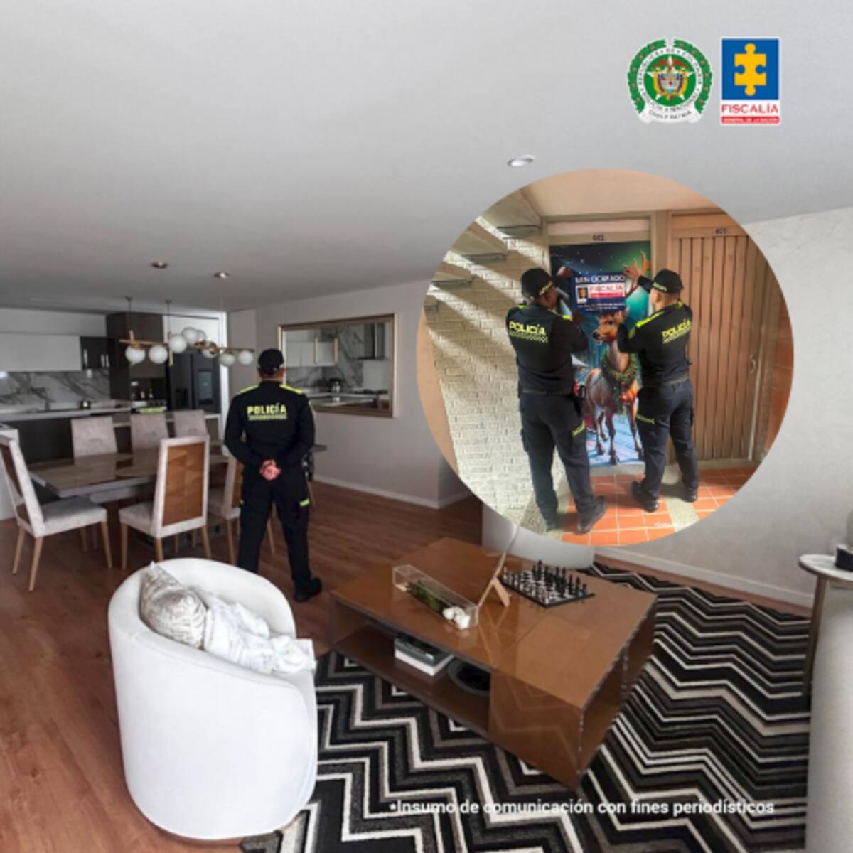 La fiscalía ocupó 18 bienes que serían de los grupos delincuenciales ‘La Oficina’ y ‘Caicedo’