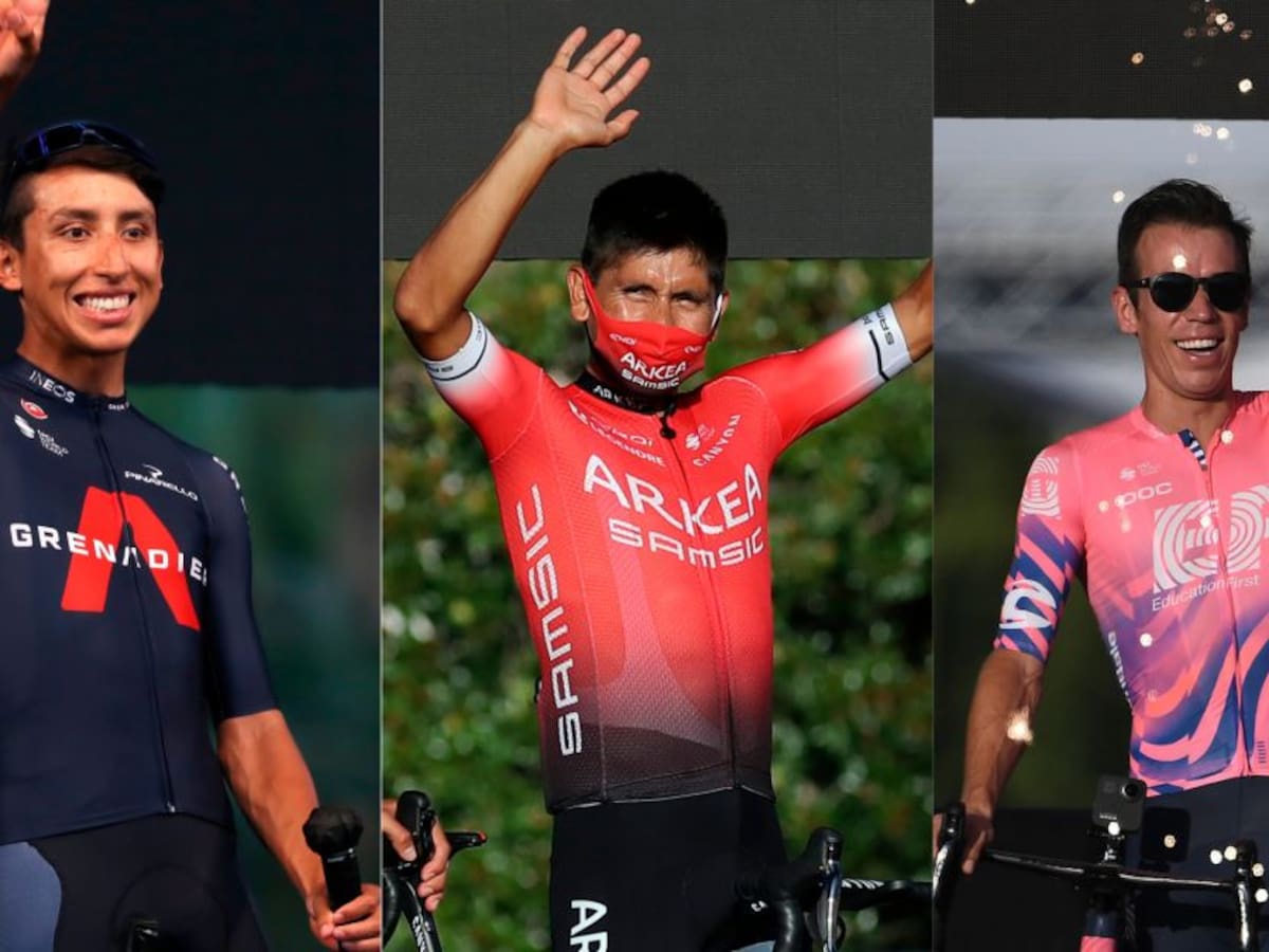 Los 10 colombianos que correrán en el Tour de Francia 2020