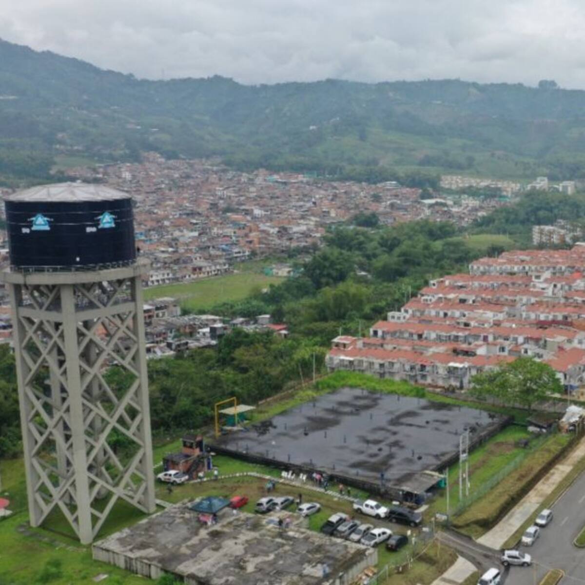 Tanque La Giralda en Dosquebradas garantiza agua potable a sus habitantes