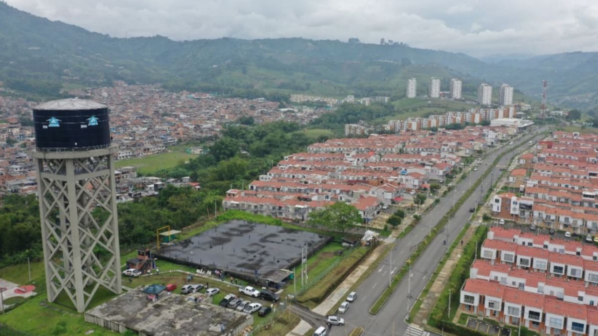 Tanque La Giralda en Dosquebradas garantiza agua potable a sus habitantes