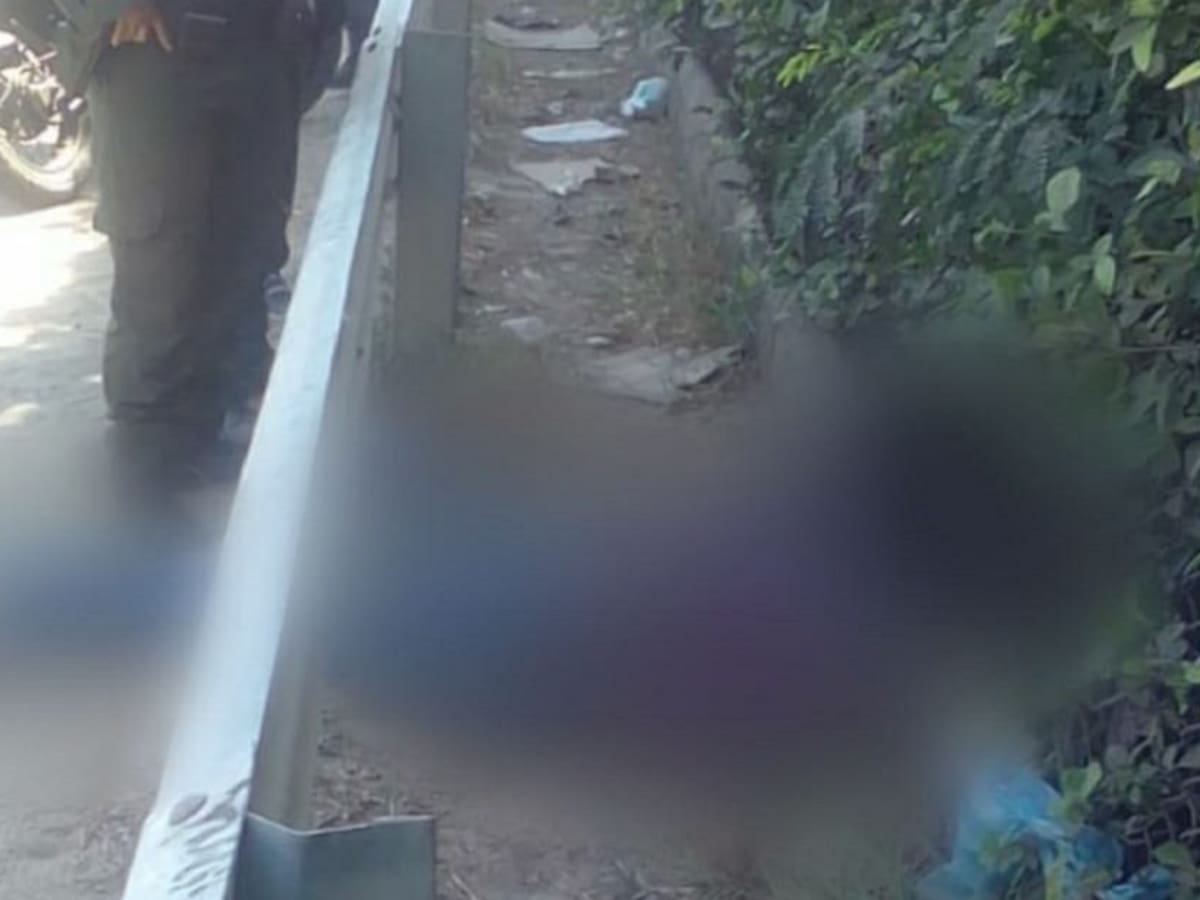 Sicarios asesinaron a alias ‘Champe’ a pocos metros del peaje de Ceballos