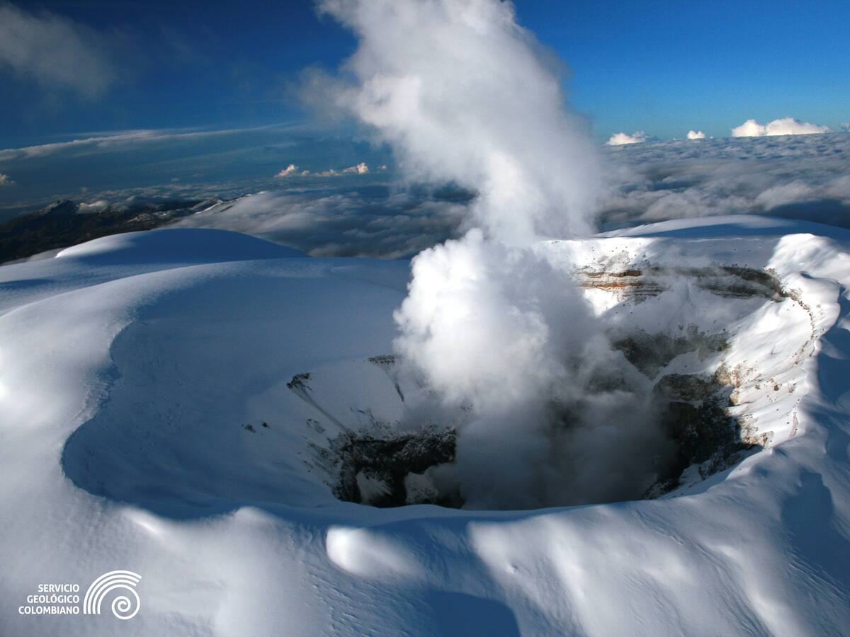 Así ha evolucionado el Volcán Nevado del Ruiz desde su cambio de actividad a nivel naranja