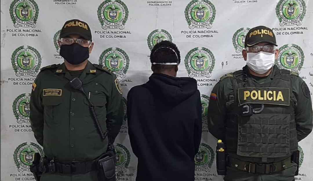 Captura por hurto en Caldas