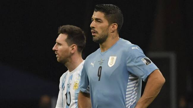 Lionel Messi y Luis Suárez