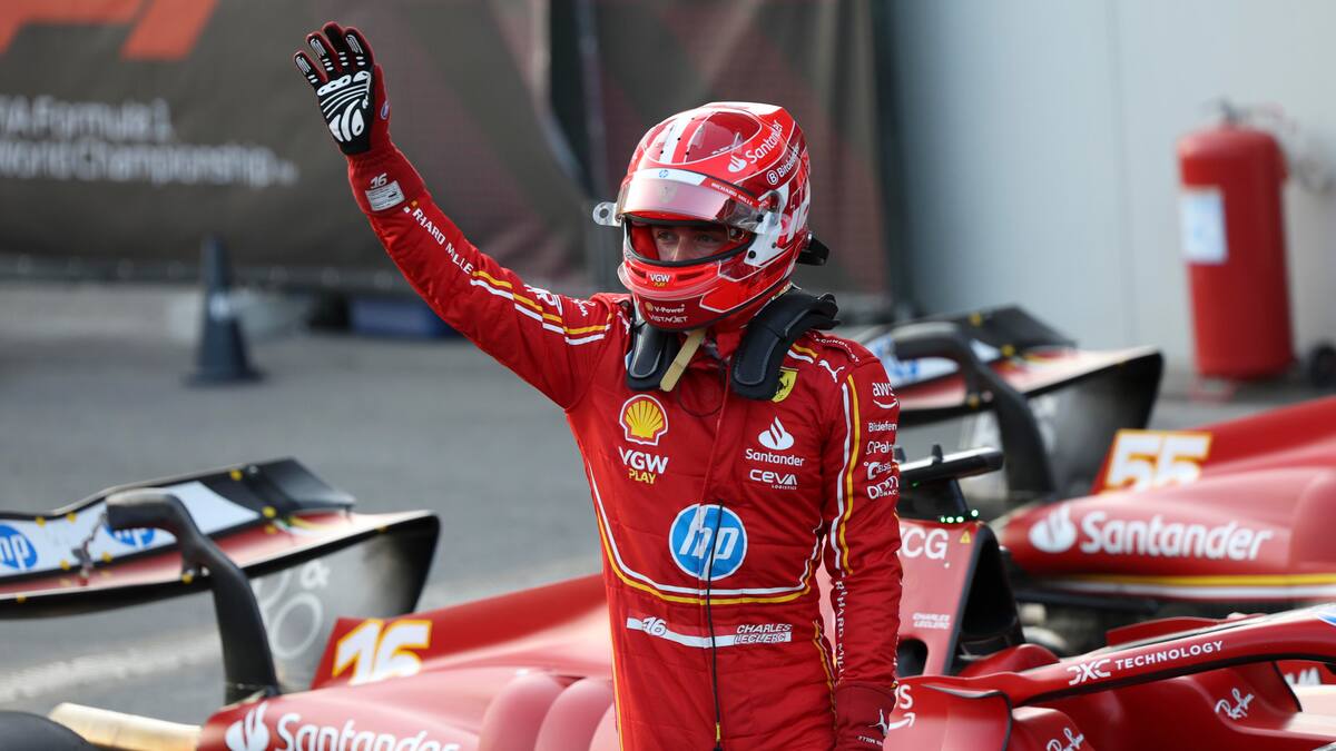 Leclerc conquista el pole position en Bakú por cuarta vez consecutiva