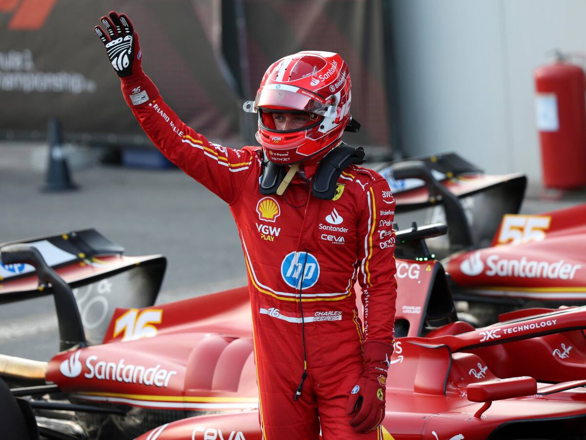 Leclerc conquista el pole position en Bakú por cuarta vez consecutiva