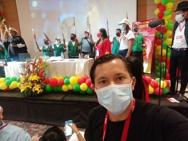 Yidis Gahona, el exasesor del presidente de la Cámara de Representantes que fue apartado de la UTL por esa denuncia, reconoció que se sobrepasó con Wendy Calderón (Tomado de Twitter)