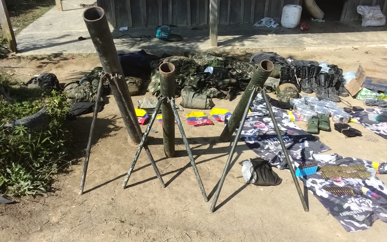 Golpe a Estructura 37 en el Sur de Bolívar: capturas e incautación de explosivos y armamento