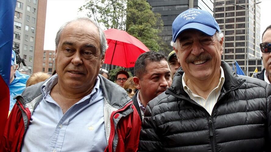 Andrés Pastrana buscará revivir su partido político | Camilo Gómez, ex Comisionado de Paz (Izq) y Andrés Pastrana, expresidente. Foto: Colprensa