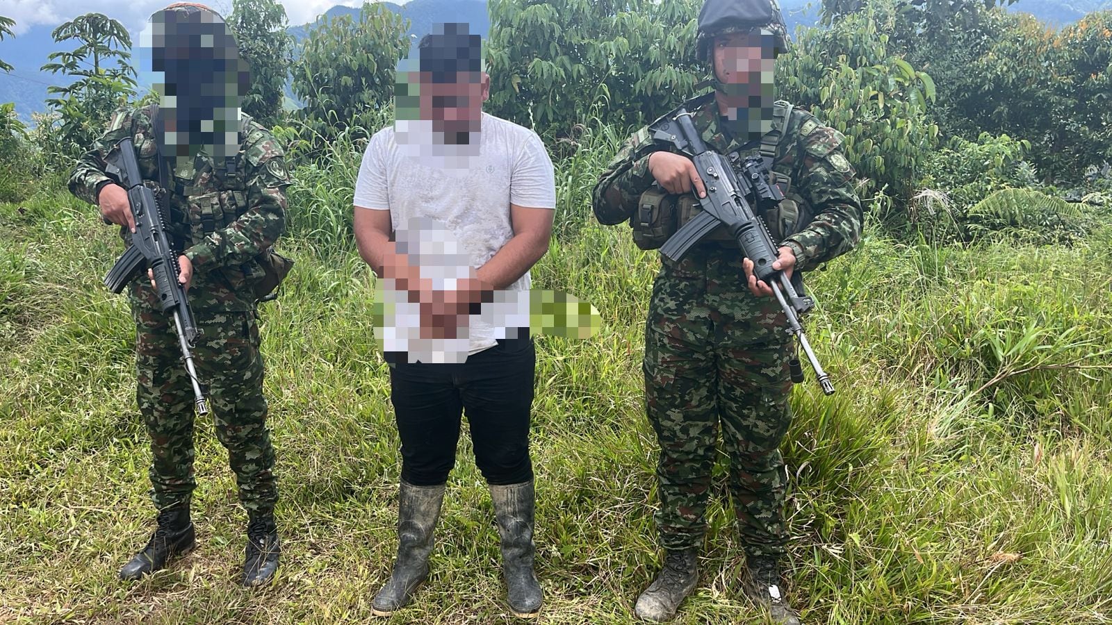 Alias 'Barbas', capturado en el sur de la región caucana.