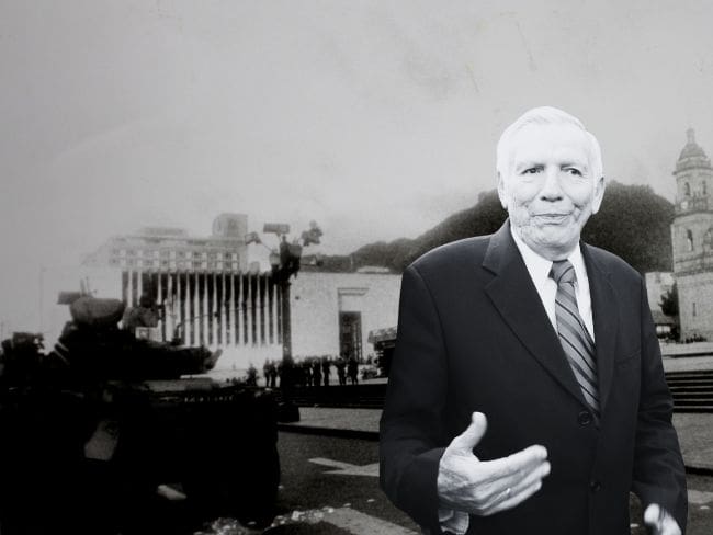 General Rafael Samudio y la toma del Palacio de Justicia