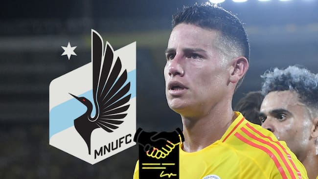 James Rodríguez: así sería su sorpresivo contrato con el Minnesota United de la MLS