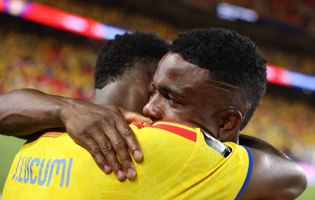 “No es fácil, pero todo lo hacemos con mucho amor” Jhon Córdoba sobre las ayudas enviadas al Chocó (Photo by Michael Regan - FIFA/FIFA via Getty Images)